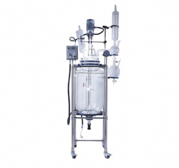 Frequency speed control bilayer glass reactor(EX type)